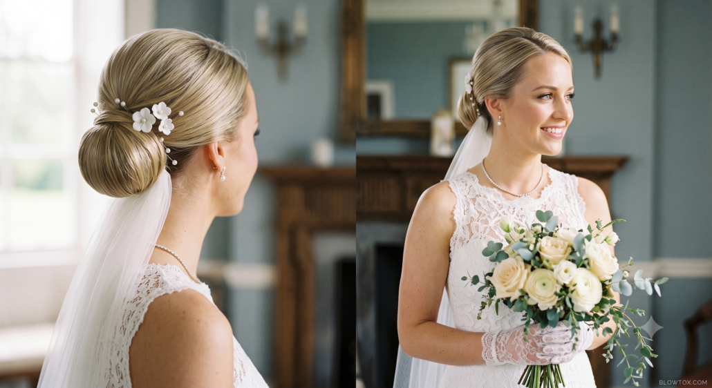 Bridal hair Palm Beach Gardens