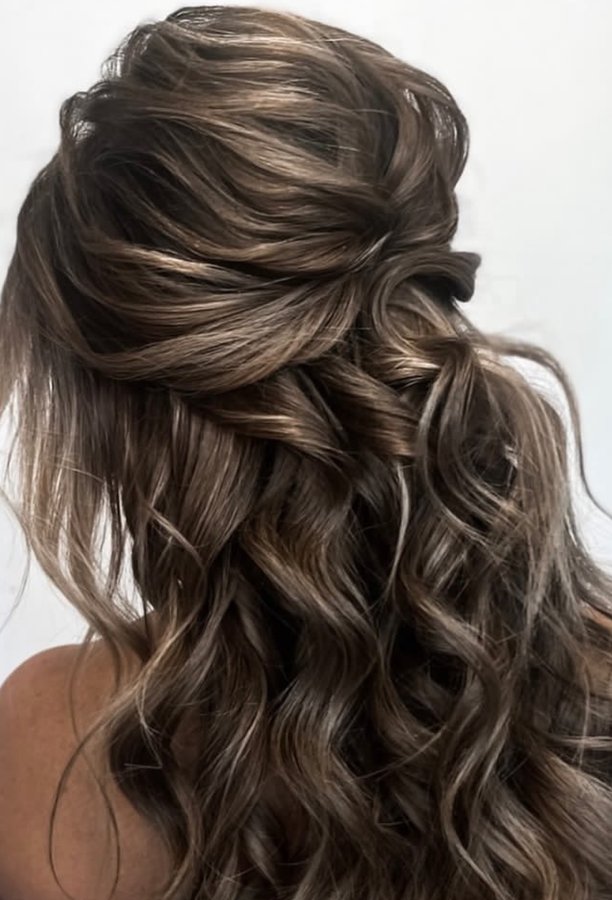 Half-up style — Blowtox Palm Beach Gardens